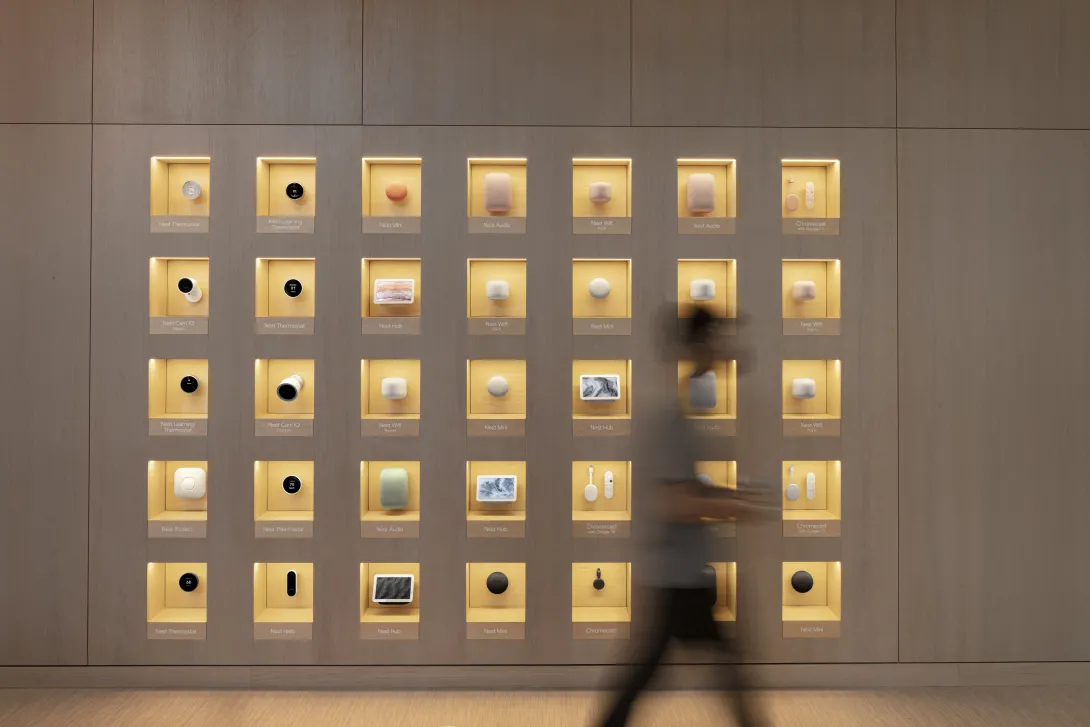 Google store Nest display
